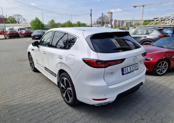 Mazda CX-60 cena 265000 przebieg: 16200, rok produkcji 2023 z Bisztynek małe 137